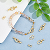 10Pcs Brass Fold Over Clasps KK-HS0001-32-6