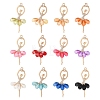 12Pcs 12 Colors Alloy Big Pendants FIND-FS0003-43-1