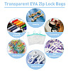24Pcs 3 Styles Transparent EVA Resealable Bags with Rings ABAG-TA0002-27-8