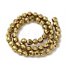 Electroplated Synthetic Non-magnetic Hematite Beads Strands G-I364-L01-03-2