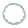 2Pcs 2 Styles  Natural Green Aventurine Beaded Stretch Bracelets for Couple BJEW-JB13416-02-3