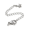 304 Stainless Steel Curb Chain Extender SA-CBA45D5-09P-1