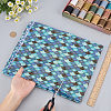 Fish Scales Pattern Cotton Fabric DIY-WH0622-777B-3