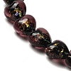 Handmade Dichroic Foil Glass Beads Strands DICH-U001-03D-3