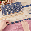 Polyester Centipede Braided Wavy Ribbon OCOR-WH0070-319C-3