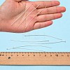 100Pcs Brass Ball Head Pins KK-YW0002-42S-5