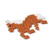 MIYUKI Delica Glass Seed Beaded Pendants PALLOY-MZ01247-02-3