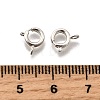 Eco-friendly Brass Spring Ring Clasps KK-D082-01F-S-3