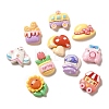 Opaque Cute Resin Decoden Cabochons RESI-B023-09-1
