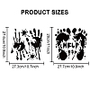 US 1 Set Halloween PET Hollow Out Drawing Painting Stencils DIY-MA0001-42B-2