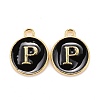 Golden Plated Alloy Charms ENAM-S118-02P-1