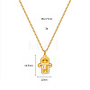 Christmas 304 Stainless Steel Enamel Pendant Necklaces FS-WGDAA96-08-1