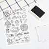 Globleland 9 Sheets 9 Style PVC Plastic Stamps DIY-GL0002-87-6