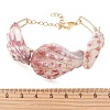 Natural Scallop Shell Bangles for Women BJEW-TA00748-4