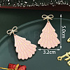 Alloy Enamel Dangle Stud Earrings FS-WG7AF48-20-1