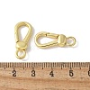 Brass Keychain Clasps KK-F893-15G-3