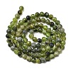 Natural Green Jade Beads Strands G-P603-C-4mm-03AB-3