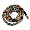 Natural HuBei Turquoise Beads Strands G-L628-B02-4mm-02-3
