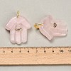 Natural Rose Quartz Carved Pendants GG-CBA4625-03G-05-3