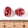 Handmade Foil Glass Beads FOIL-N029-10D-4
