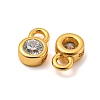 Real 18K Gold Plated 925 Sterling Silver Charms STER-K176-03F-G-3