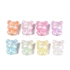 Luminous Opaque UV Plating Acrylic Beads OACR-Q204-17-2