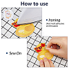 12Pcs Computerized Embroidery Polyester Iron on/Sew on Patches PATC-WH0003-60B-5