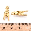 304 Stainless Steel Pendants STAS-T065-21A-G-3