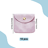 Velvet Jewelry Pouches LS-TP-WH0012-05A-2