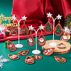 20Pcs 10 Styles Christmas Theme Wood Big Pendants WOOD-TA0001-92-13