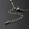 Brass Satellite Chain Necklaces NJEW-JN03558-02-5