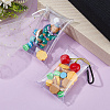 4Pcs 2 Colors Transparent PVC Doll Storage Bags ABAG-DC0001-07-4