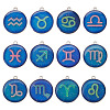 12Pcs 12 Constellations Epoxy Resin Pendants FIND-TAC0027-38-2