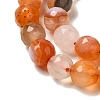 Natural Agate(Dyed & Heated) Beads Strands G-H066-B01-01-4