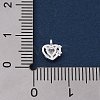 925 Sterling Silver Micro Pave Cubic Zirconia Pendants STER-Q002-02A-3