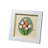 DIY Flower Pattern Photo Frame Embroidery Kits for Beginner PW-WG0A42E-02-3