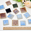 500G Square Porcelain Cabochons Mosaic Pieces Sets PORC-SP0001-26-6