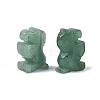 Natural Green Aventurine Horse Figurine DJEW-N005-01F-2