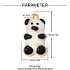 304 Stainless Steel Enamel Pendants STAS-OY014G-21G-01-2