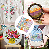 12Skeins 12 Colors Cotton Embroidery Floss OCOR-CY0004-93-6