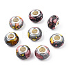 Opaque Resin European Beads RPDL-T003-09J-3