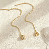 304 Stainless Steel Tassel Ear Thread for Women WG27079-01-3
