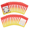 40Pcs Rectangle Glitter Holographic Plastic Resealable Packaging Bags ABAG-TA0001-97B-02-1