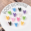 UV Plating Opaque Acrylic European Beads OACR-M027-03V-1