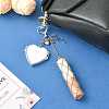 Stainless Steel Portable Lipstick Pouch Pendant Decorations HJEW-FS00108-6