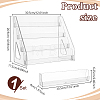 4-Tier Acrylic Display Riser Stands for Cosmetic Jewelry ODIS-UN0001-36A-3