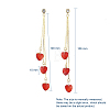 Stud Earrings & Pendant Necklaces Sets SJEW-JS01075-05-9