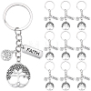 20Pcs Alloy Keychains KEYC-SC00050-1