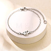 304 Stainless Steel Link Bracelets WG91709-01-1