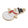 Christmas Theme Alloy Enamel Pendants X-ENAM-Z019-01K-2